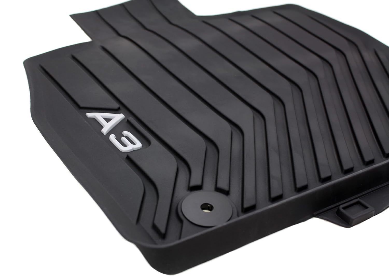 Tappetini in gomma, Originali Audi, colore: nero, 2 pezzi