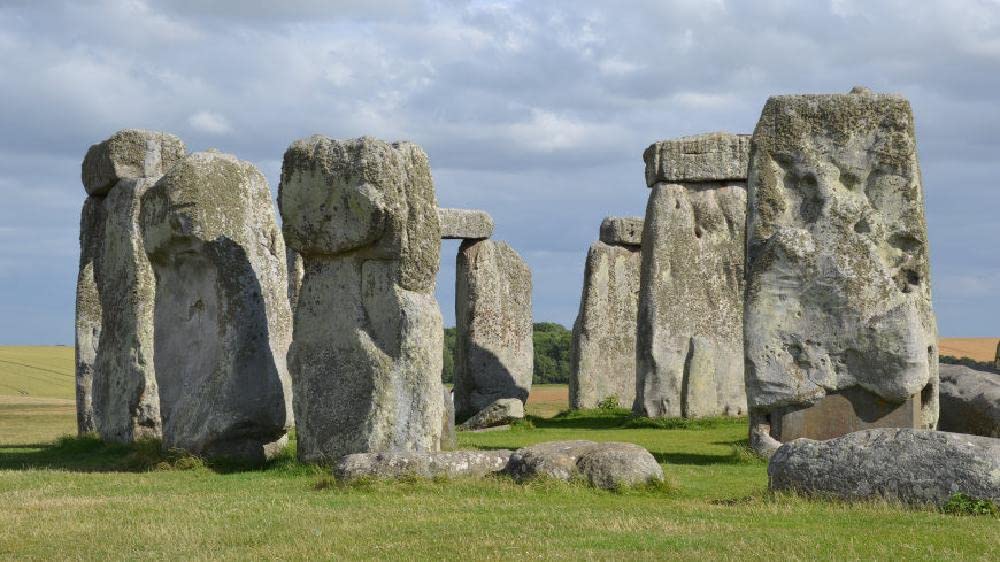 Haeran River Stonehenge Painting by Numbers DIY Unique Canvas Oil Painting Kit Digital Painting