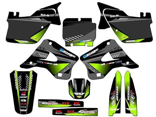 1994-1995 KX 250 SURGE Black Complete Kit Compatible with Kawasaki | Senge Graphics Inc