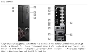ミニPC Dell Vostro 3681 Intel Core i5 Dell Vostro 3681 Business Small Desktop Computer, Intel Quad