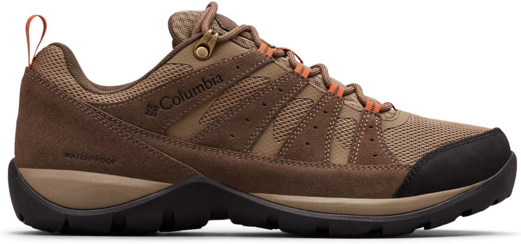 Columbia mens Redmond V2 Hiking Shoe 11 Pebble/Desert Sun
