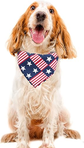 Miniatura 5 de Bubblepup Bandana para perros - Cómoda bufanda triangular de algodón para perros medianos y grandes