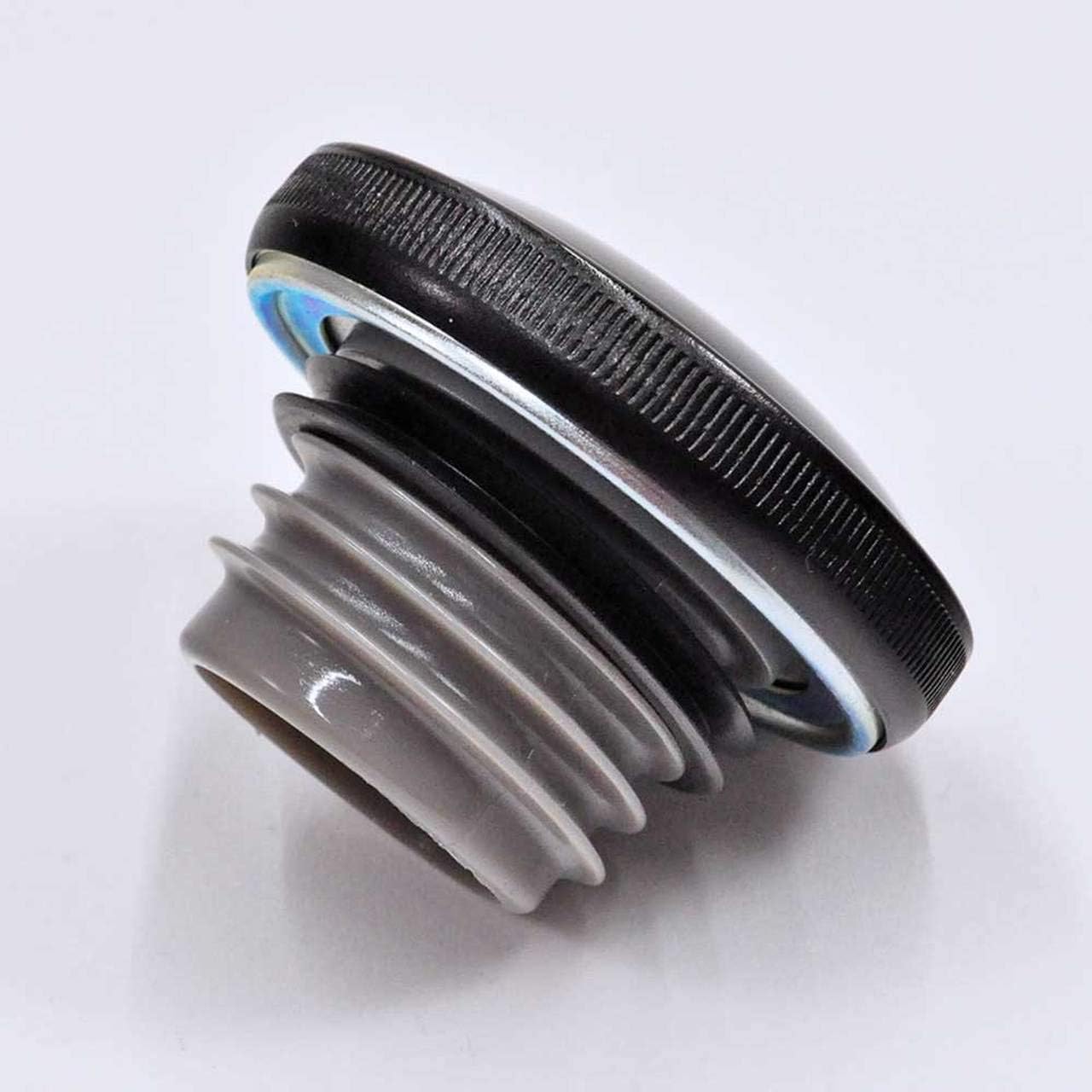 Screw-In Non-Vented Gas Cap - Gloss Black - Fits 1996-2019 Harley Big Twin Models - Left Hand Thread