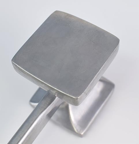 Miniatura 4 de Jim Beam Ablandador de carne de construcción resistente con mango de agarre suave, medio.