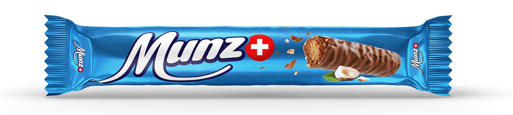 Munz Schweizer Prügeli (Branches) | Milch | 2 x 33 Stück - 1,58 kg | 2 Displays mit jeweils 33 Schweizer Schokoladenriegeln, glutenfrei, Milchschokolade, einfach lecker
