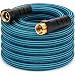 NON-EXPANDABLE Garden Hose 25 ft, Heavy Duty Flexible Water Hose, Kink Resistant Lightweight Hybrid Hose with Durable Fabric Skin, Leakproof Hose Male to Female Fittings