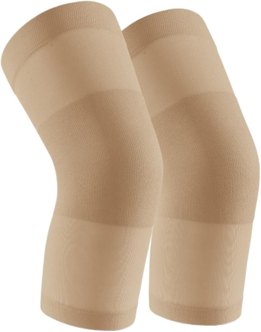 1 Pair Summer Thin Knit Knee Pads, Breathable, Comfortable, Supportive, and Protective for Volleyball Football Dance Yoga Tennis Running