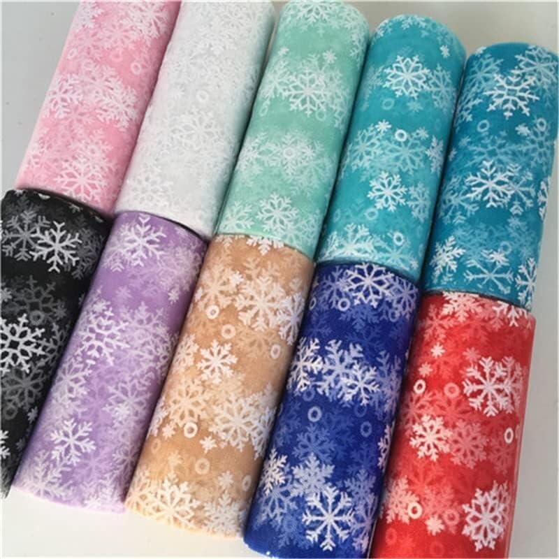Rollo de tela de tul, carrete de gasa para tutú y álbumes de recortes, ideal para bodas, fiestas de bricolaje y decoraciones de Navidad, 10 yardas, material versátil para manualidades