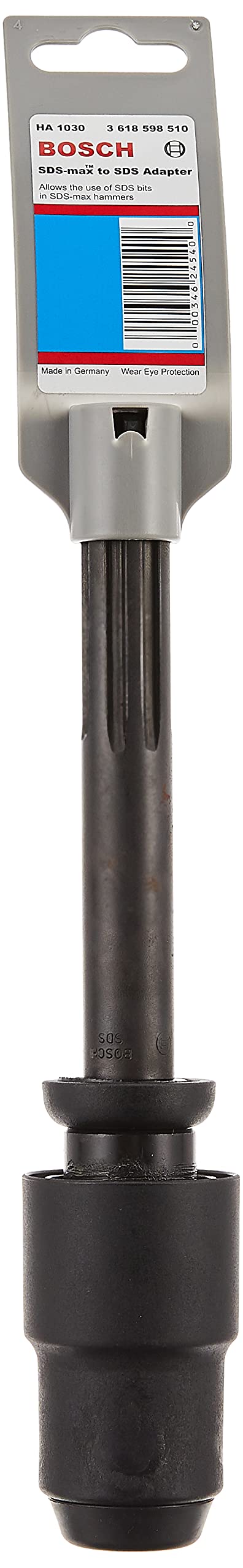 Bosch Typ adapterów SDS-max: Złącze SDS-max®/SDS-Plus żeńskie (część # HA1030), szare