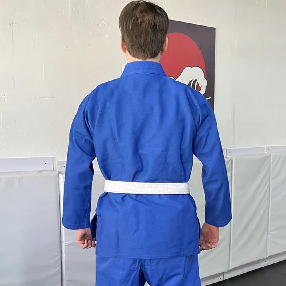 Sanfly Gi De Judo, strój treningowy sztuk walki, brazylijskie jiu-jitsu kimono z paskiem, mundur treningowy dla mężczyzn i kobiet