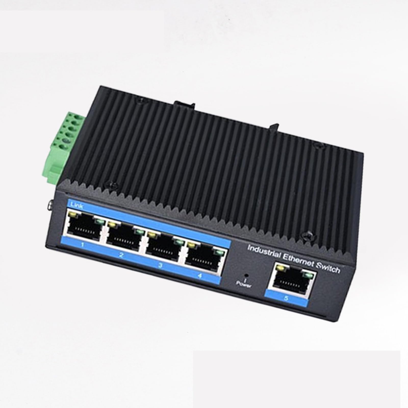 Switcher Rete a 5 Porte con velocità 100 Mbps e Design a Basso Rumore Protezioni industriali per uffici Utilizza Switcher Rete