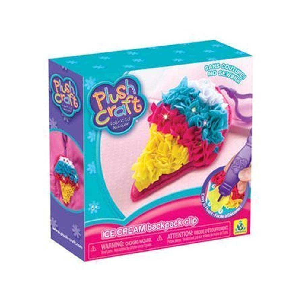 The Orb Factory PlushCraft Ice Cream Clip