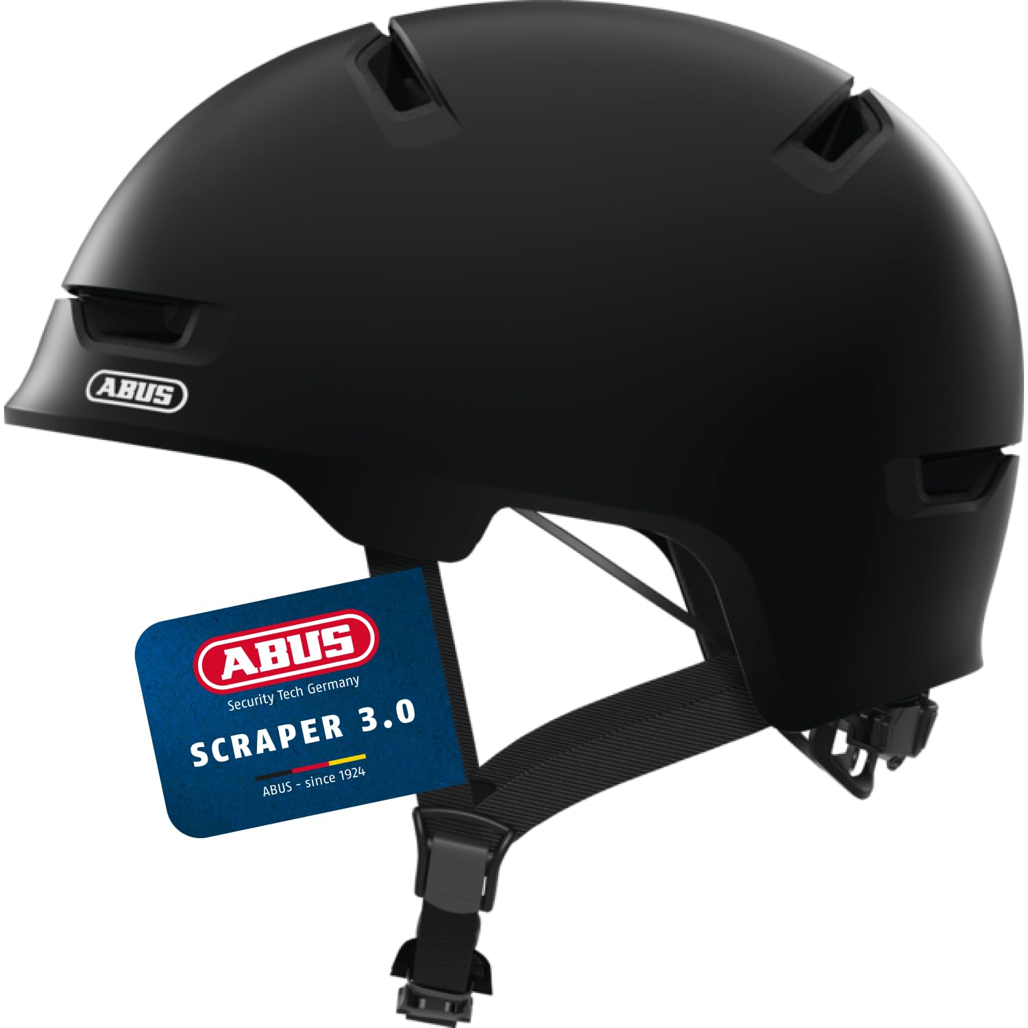 ABUS Scraper 3.0 City Helmet - Durable Bicycle Helmet for City Traffic - for Women and Men - Purple, Size L