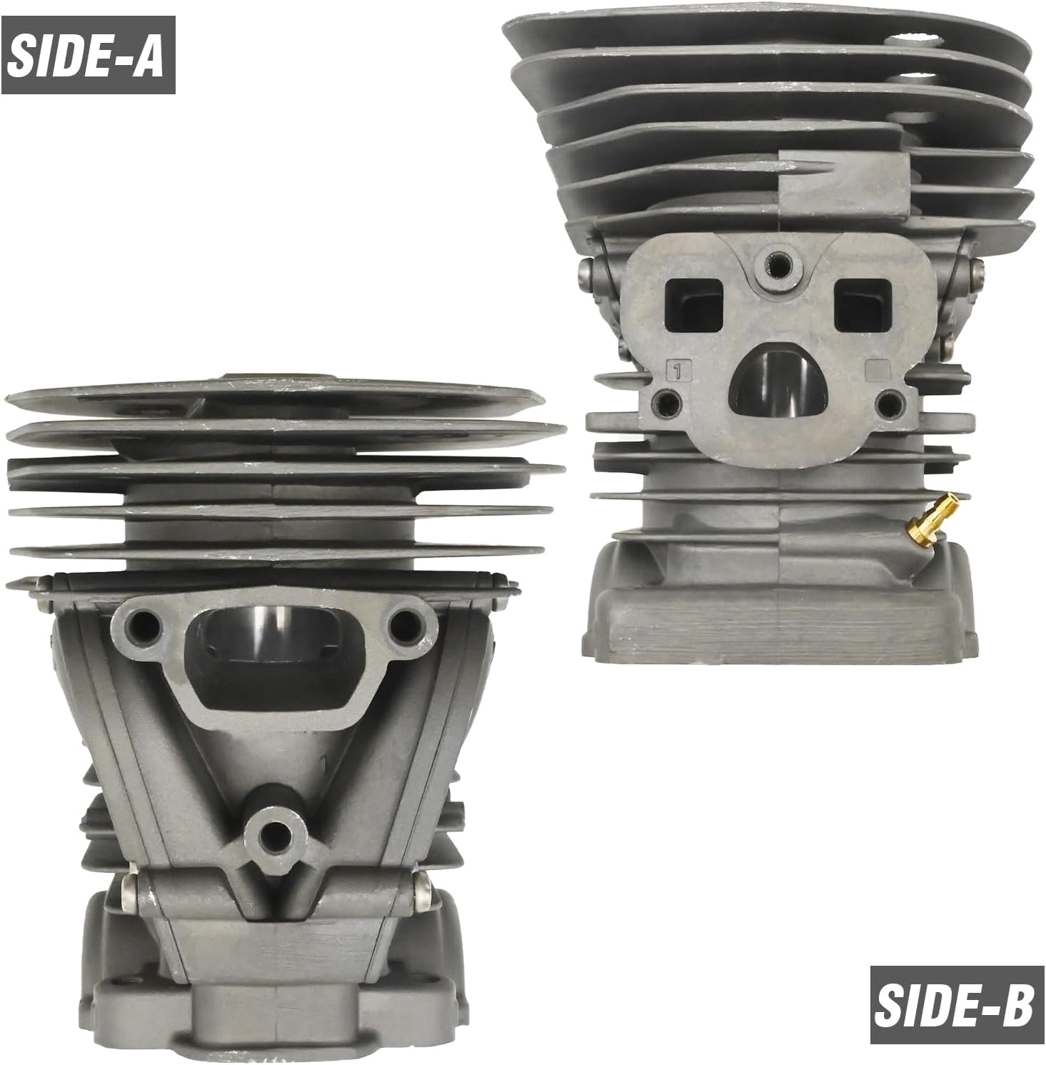 537320402 Chainsaw 47mm Cylinder Head Piston Kit, Replacement for Husqvarna 455 455 Rancher 455E 460 460 Rancher, Replacement for Jonsered CS2255, 537320501