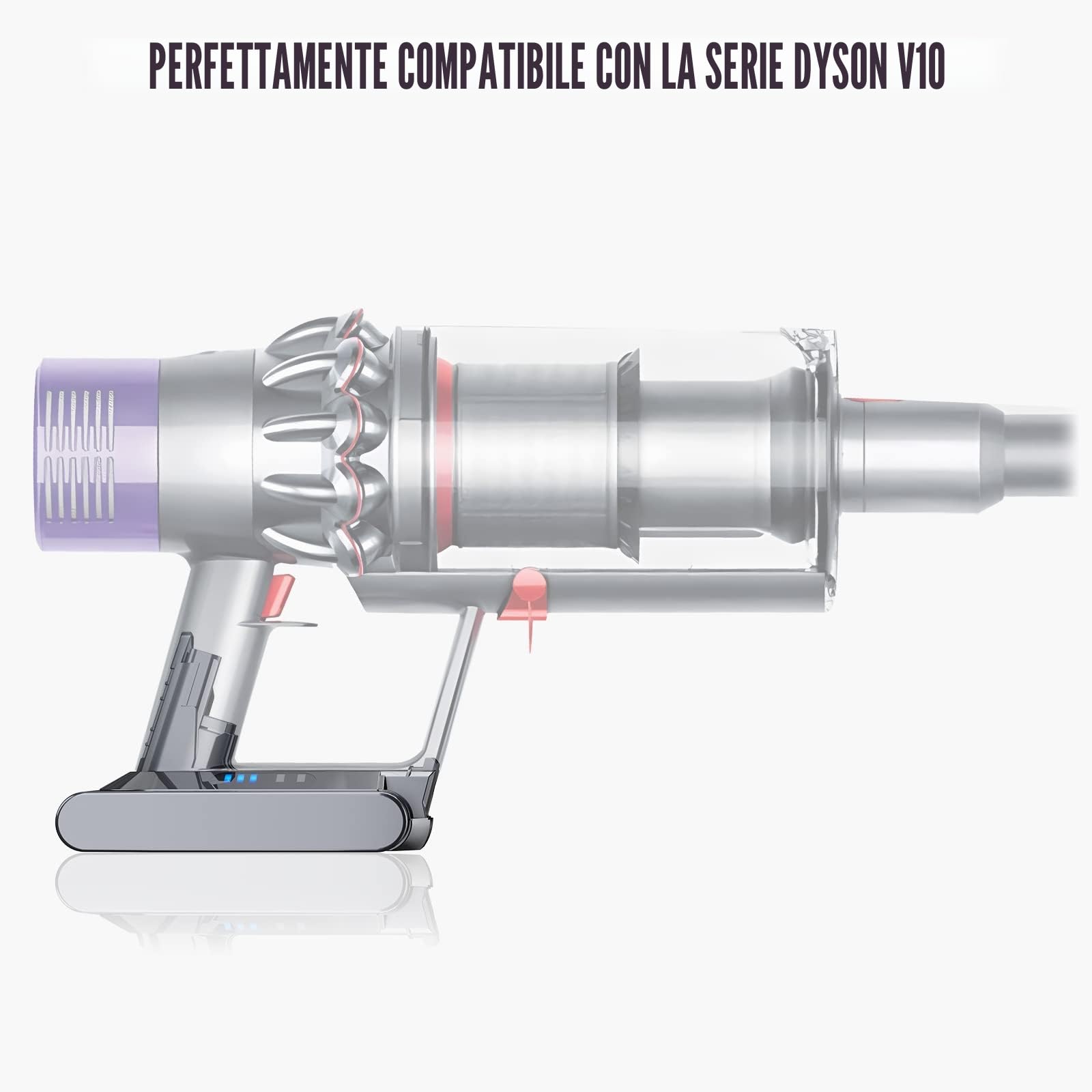 6000mAh Batteria per Dyson V10,SV12 Batteria di Ricambio per Dyson V10 Animal/Absolute/Motorhead Fluffy Aspirapolvere