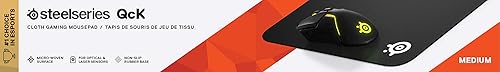 Vista 89 de SteelSeries QcK Gaming Mouse Pad - XXL Cloth - Peak Tracking and Stability - Esports Mousepad - Never-Slip - Full Desk Coverage Negro