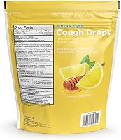 Vista 2 de Yaxa Basic Care Caramelos para la tos sin azúcar con miel y limón, 140 unidades (Comparar con Halls)