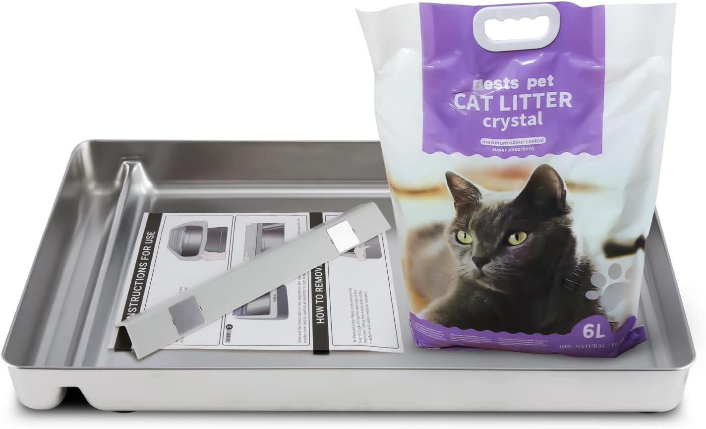 Stainless Steel Replacement Tray Compatible with petsafe