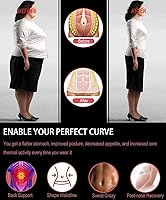 Vista 5 de Faja modeladora de neopreno para cintura, para sudar, para perder peso y darle forma a la cintura, para mujer