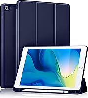 Vista 9 de Akkerds - Funda Compatible con iPad de 10.2 Pulgadas 2021/2020/2019, para iPad de 9ª/8ª/7ª Generación con Soporte para Lápiz, Funda Protectora
