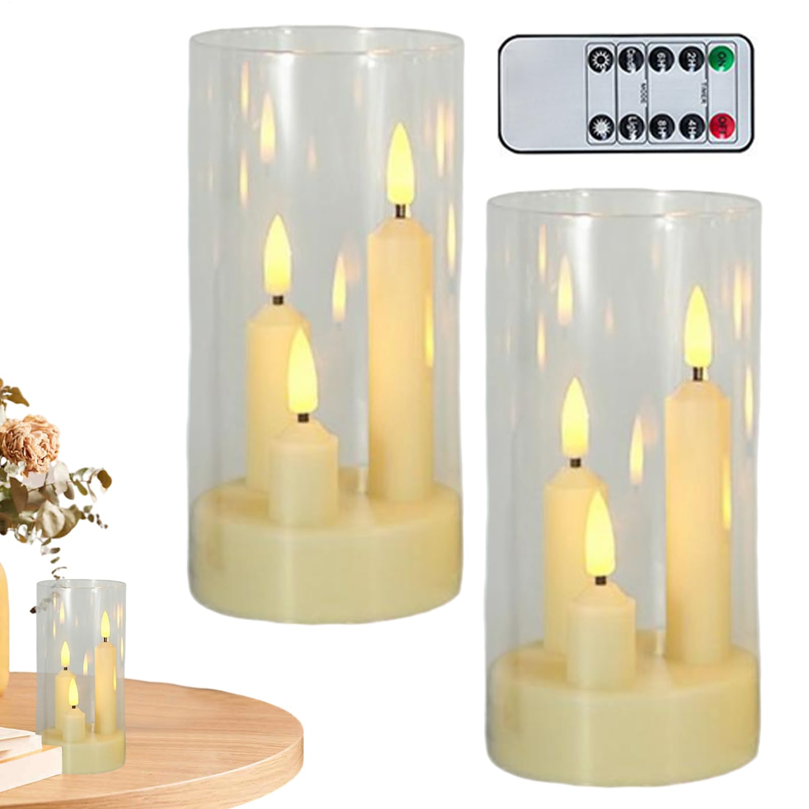 Velas a pilas de diseño elegante para decoracion exclusiva de restaurantes 8