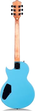 Grote LPS-01 LP Style Solid Electric Guitar Maple Neck Poplar Body (Blue)