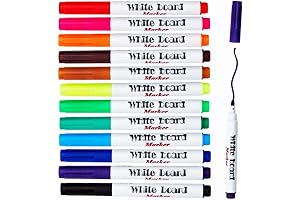 Washable Thin Tip Dry Erase Markers for Whiteboards