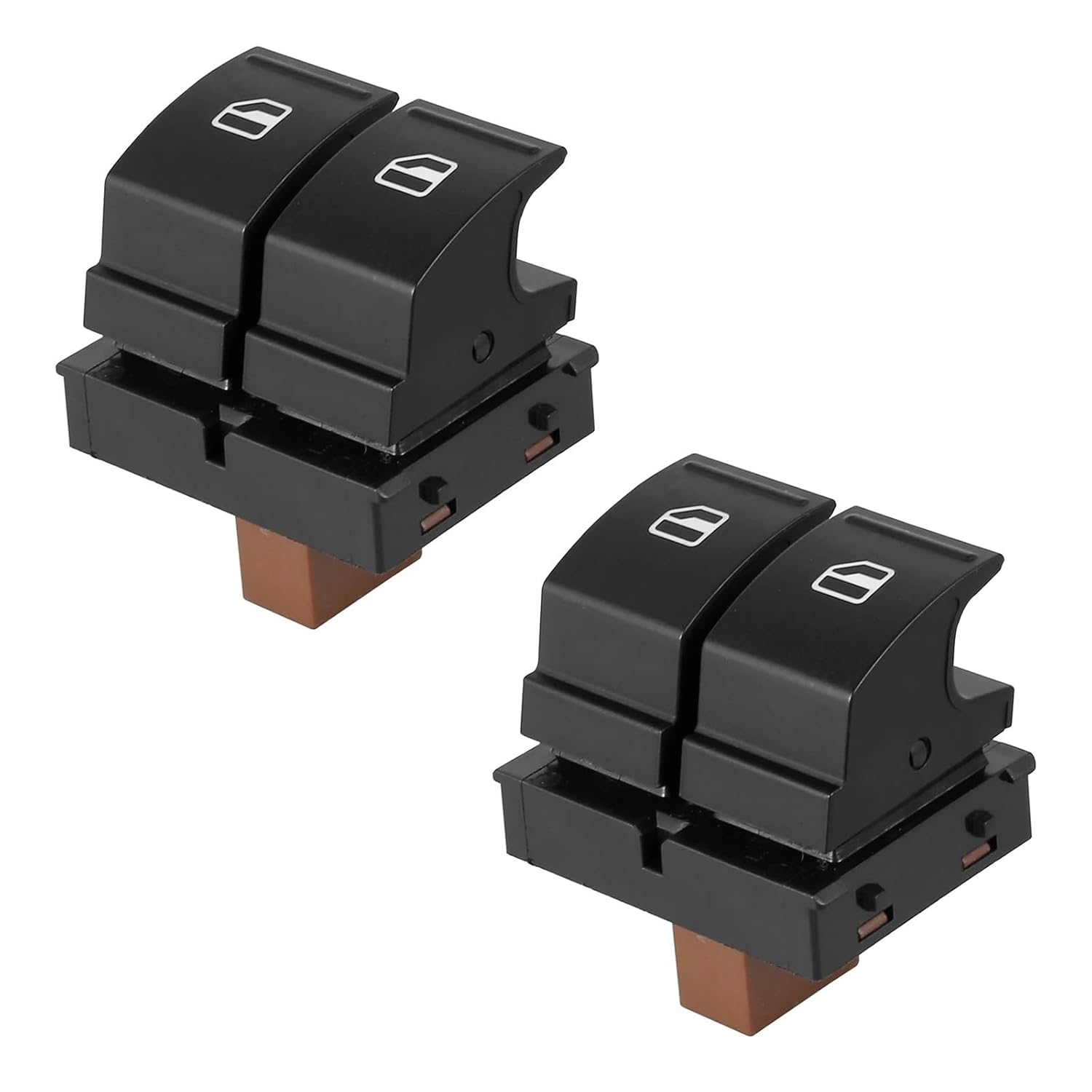 Car Window Switch Fit for Skoda Fit Fit Octavia Mk2 Fabia Mk2 Roomster Replacement Electric Window Control Button Car Interior Accessories(2pcs)
