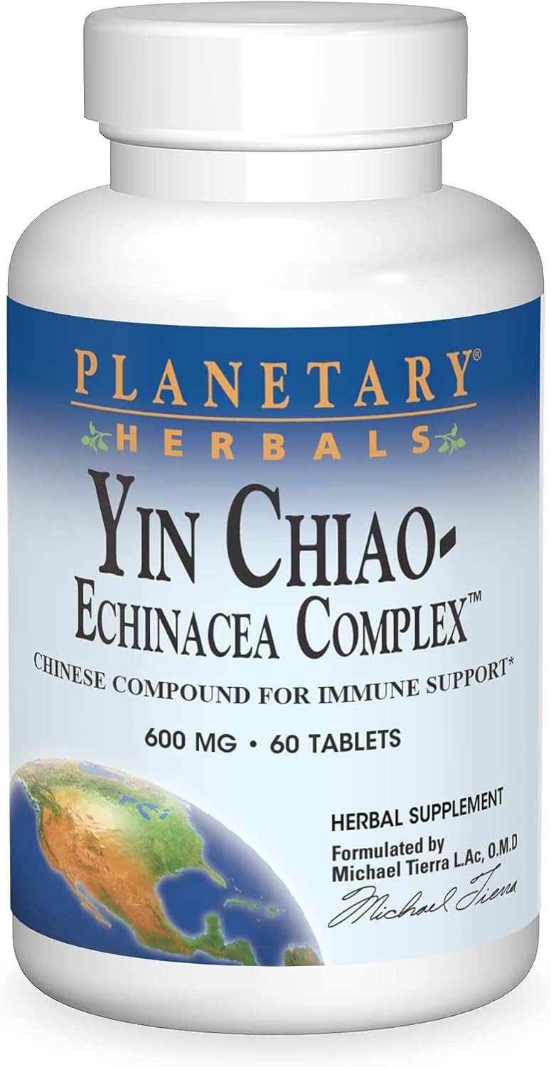 Yin Chiao-Echinacea Complex Planetary Herbals 60 Tabs : Health & Household
