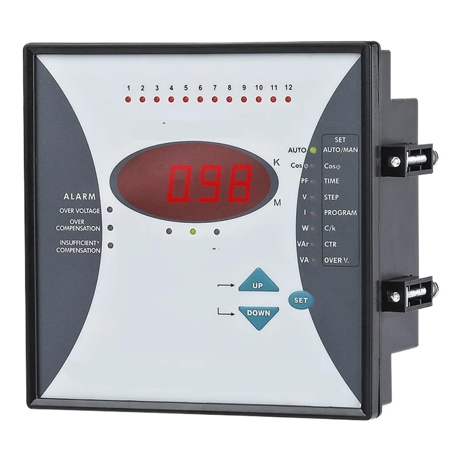 Controlador de factor de potencia RG-12T de 12 pasos y 220V CA 2