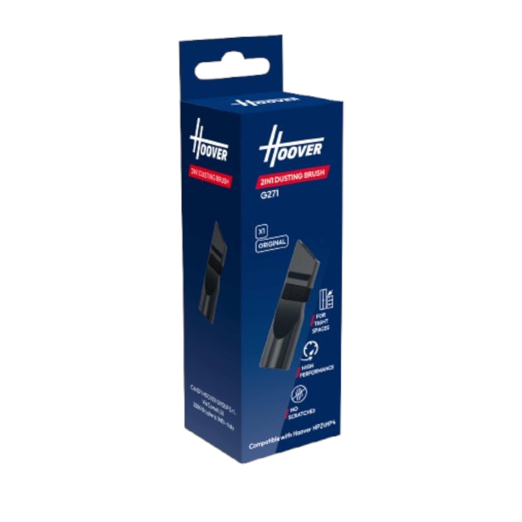 SPARES2GO 2-in-1 Dusting Brush Crevice Tool compatible with Shark Rotator Lift-Away Vacuum Cleaner