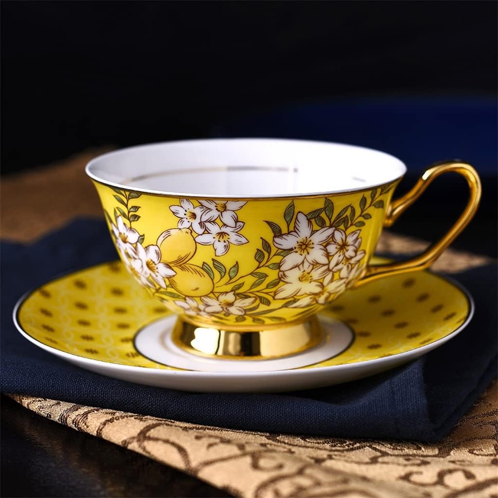 bbcbbz teacups bone china tea cups saucersセラミックアフタヌーンティーカップキッチンウェア