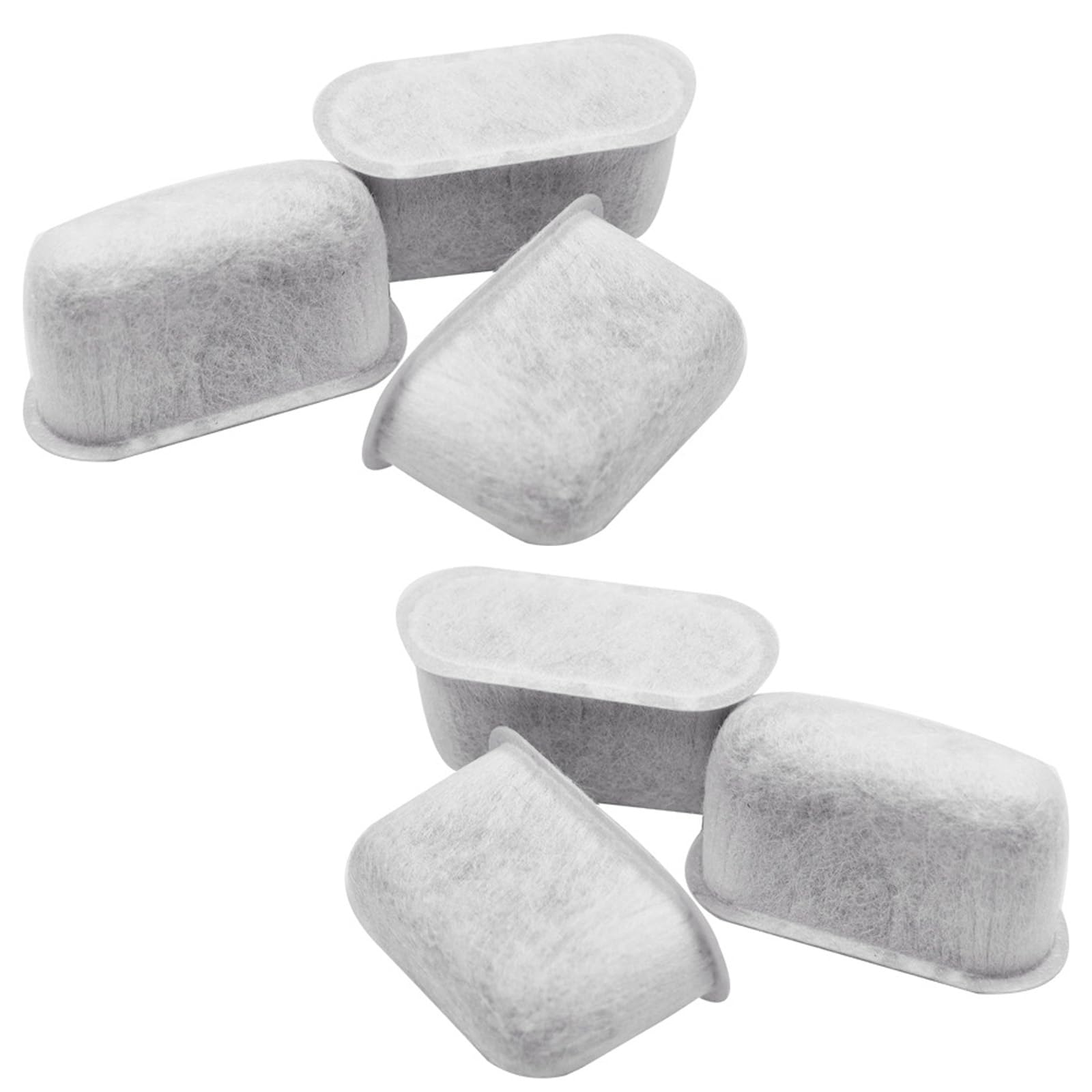 6-Pack Coffee Maker Water Filter Replacements - Removes Impurities, Activated Carbon Filters Compatible with Ninja & Cuisinart Espresso Machines
