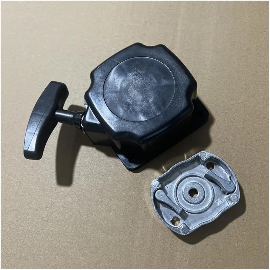 Easy Recoil Pull Starter Fit for ERLIX for GROB52A 3.5HP 2 Stroke Outboard Motor Hang Up Lawn Mower Replacement Parts
