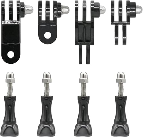 Kit de adaptador de brazo giratorio de extensión ajustable de 3 vías para GoPro Hero 10, 9, 8, 7, 6, 5, 4, sesión, 3+, 3, Hero (2018), misma