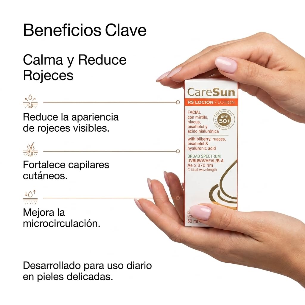 Kit Solar | Caresun RS, Caresun Gel Tacto Ligero, Despiderm | Protección UVB UVA IR HEVL | Antioxidante para Piel Sensible, Reactiva y Rosácea | Acción Calmante | Uso Diario