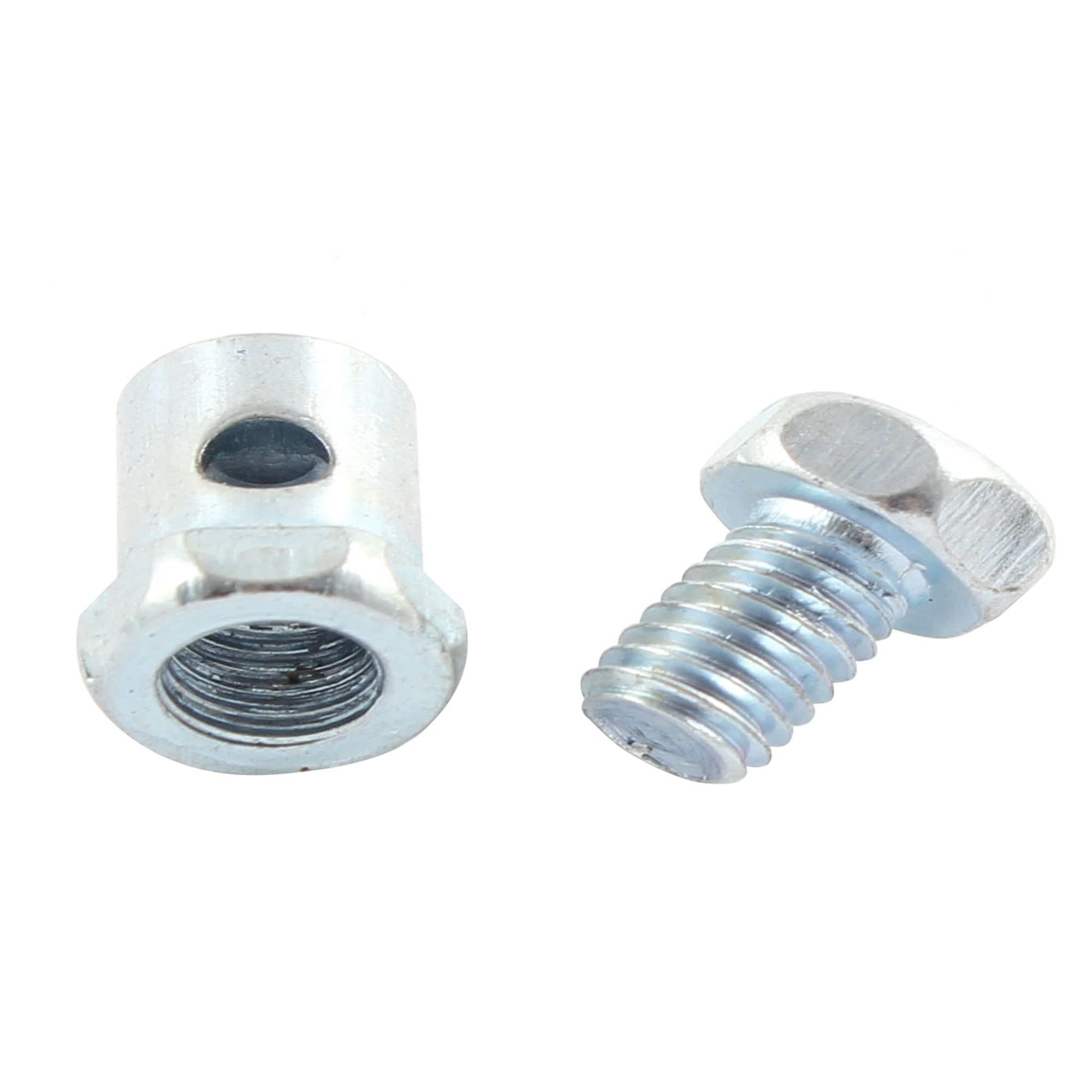 sourcing map 2mm Rosca Perno Sin Soldadura Pezón de Cable de Freno de Moto