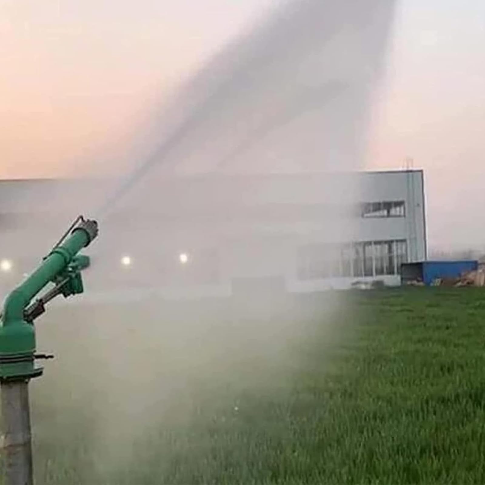 Automatyczny obrotowy zraszacz ogrodowy, szybki pistolet do nawadniania w gospodarstwie, regulacja wysokości 0-48°, pokrycie 360°, do gruntów rolnych