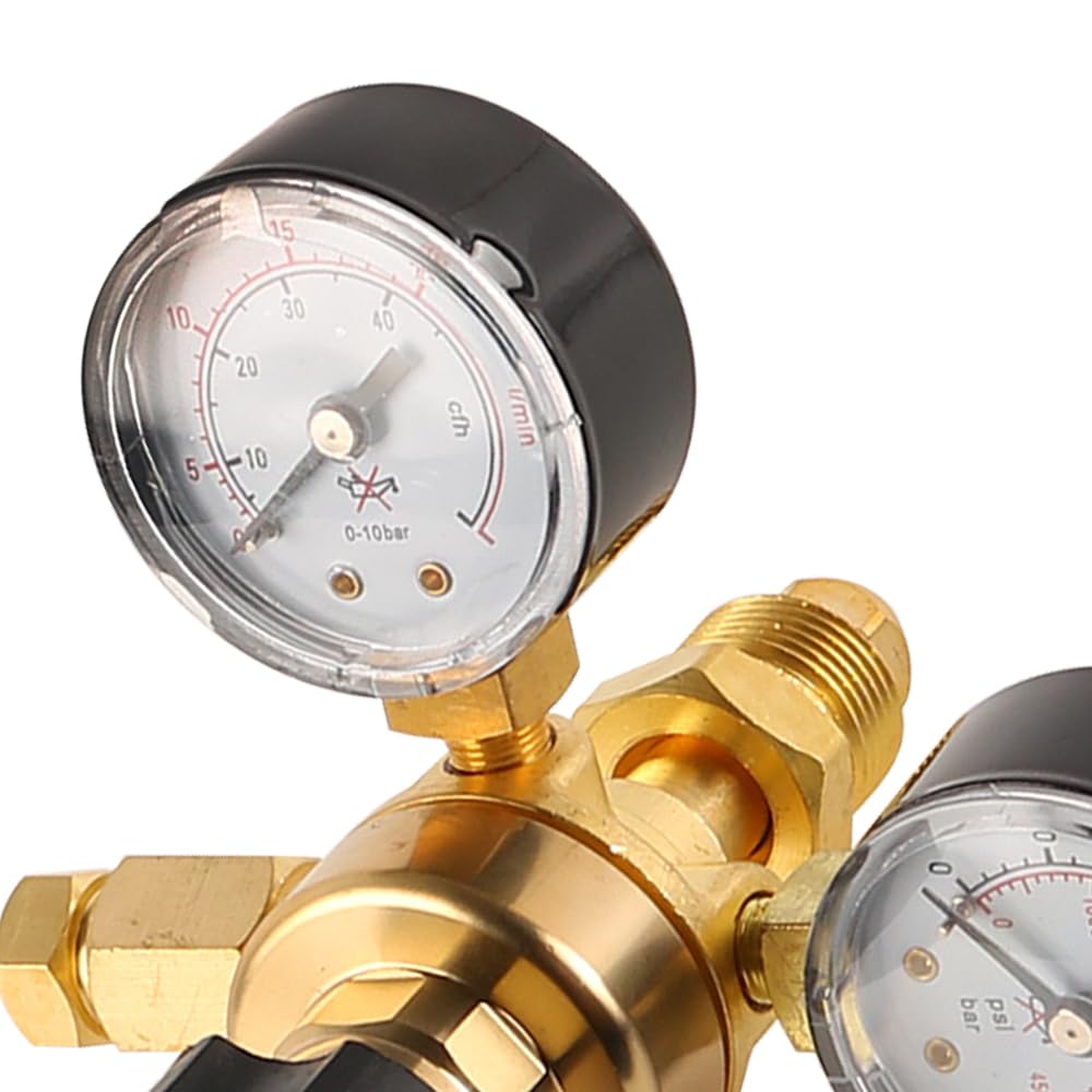 Mini Regulator Ciśnienia Gazu Regulator Ciśnienia Do 200 Bar Wykonany Z Mosiądzu Do Argonu Co2 Mieszanka 18 Mieszany Gaz Ochronny Do Tig