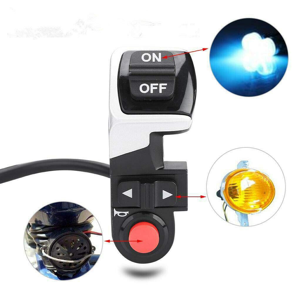 3 in 1 LED Tail light Scooter E-bike Turn Signal Horn Rear Lamp Electric Bicycle Motorcycle DIY ON/OFF Switch Auto Accessory