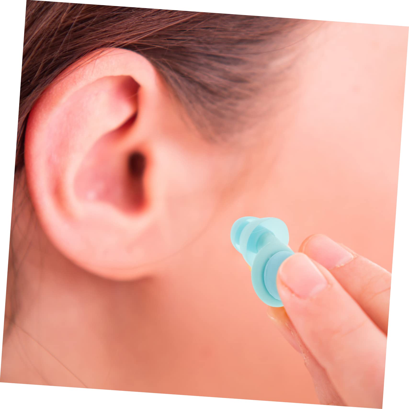 LALAFINA 6ensembles Bouchons Oreilles Silicone Invisibles Pour Sommeil Et De Bruit Réutilisables Et Auditive Pour Et Ronflements Boîte De Rangement