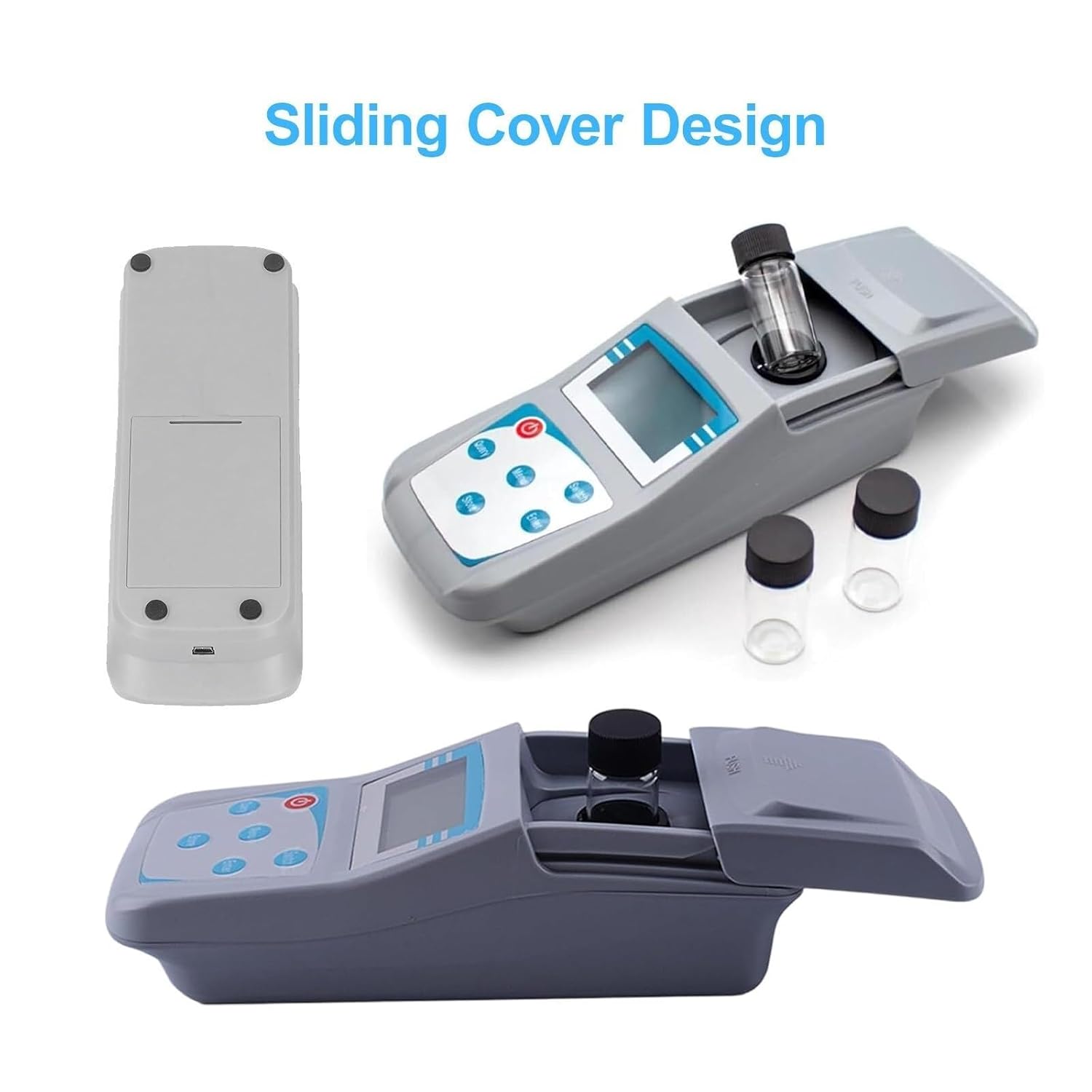 Portable Digital Display Sewage Turbidity Meter, Handheld Lab Turbidity Tester, Measuring Range 0-200 NTU, 90°Scattered Light