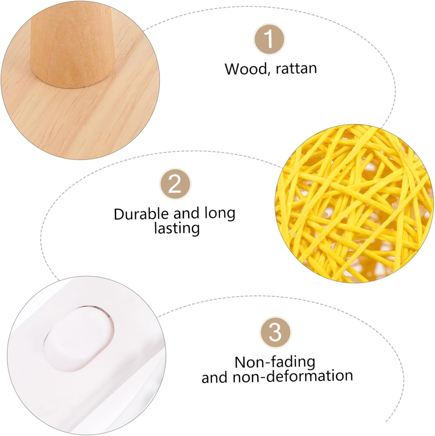 Gadpiparty Rattan Ball Night Lamp Led Boys and Girls Night Light for Bedroom Rattan Table Lamp Decorative Desktop Light for Teenage Girls