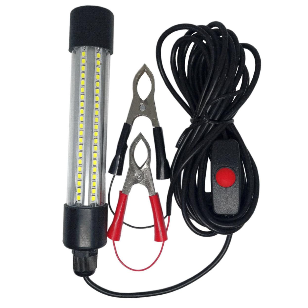 PAMINGONO Led Underwater Fishing Light 13W Green Glow Fish Attracting Lamp for Night Sea Fishing Cage Net and Deep Drop