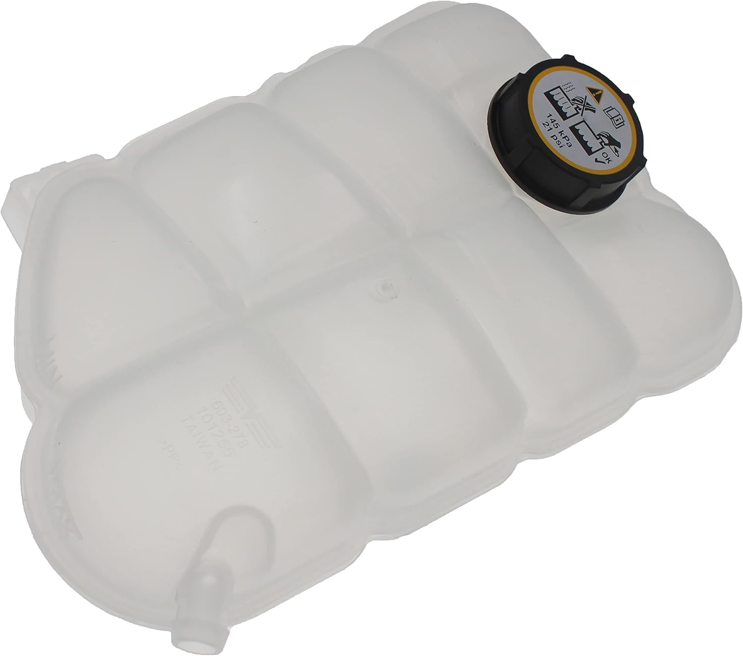 Dorman 603-278 Front Pressurized Coolant Reservoir with Cap Compatible with Select Ford Models
