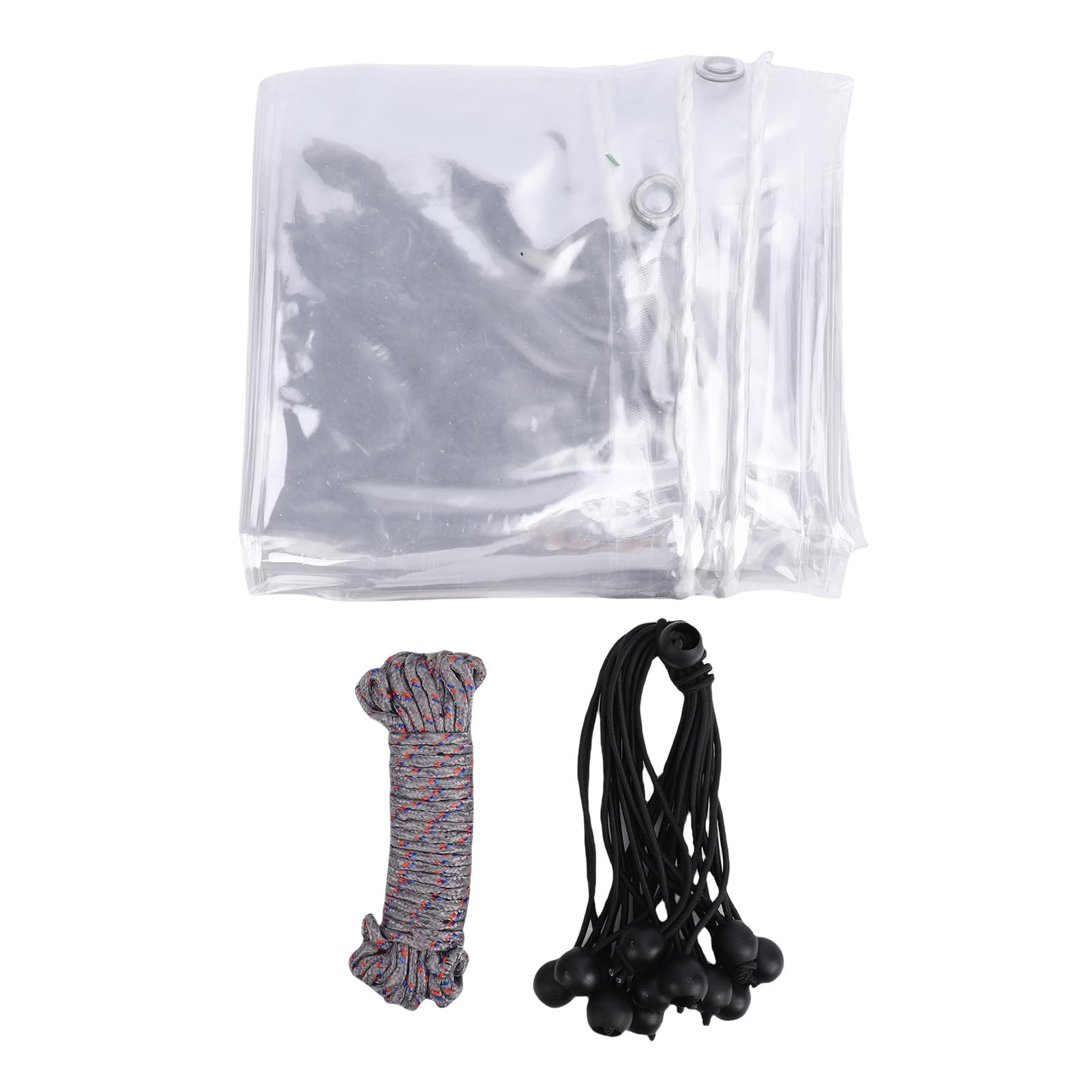 Haofy Copertura per Pollaio in PVC Spesso 2x3 M per Pollame Telo Isolante Antivento Protezione Invernale con visibilità Chiara Resistente per Pollai da Cortile Piccole Aziende Agricole