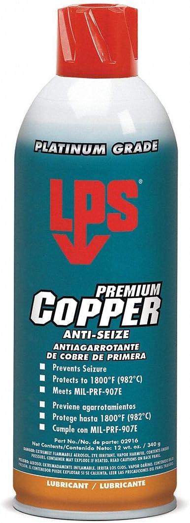 LPS Paste Anti-Seize Lubricant - 12 oz Can Military Grade (Set of 12/EA )