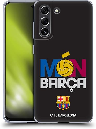 Head Case Designs Officially Licensed FC Barcelona Mon Barca Campions Soft Gel Case Compatible with Samsung Galaxy S21 FE 5G