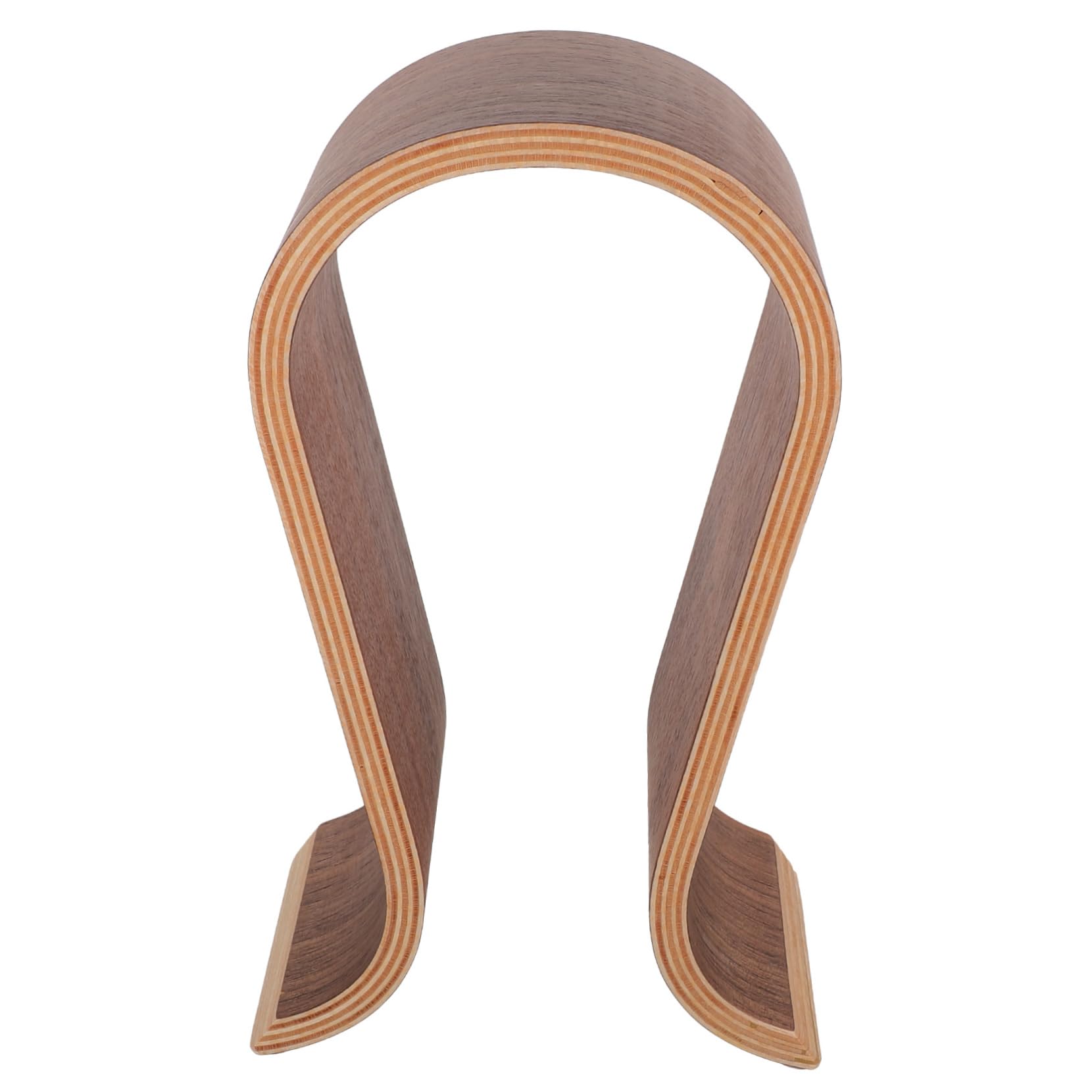 NUOBESTY Supporto per Cuffie U in Legno Stand per Cuffie da Tavolo Compatibile la Maggior Parte dei Modelli