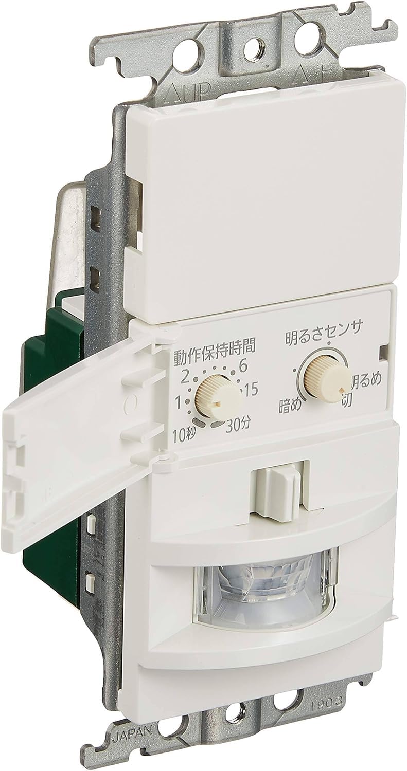 WTK 1811WK 熱線センサー付き自動スイッチ Amazon.co.jp: 壁取付熱線センサ付自動スイッチ ホワイト WTK1811WK